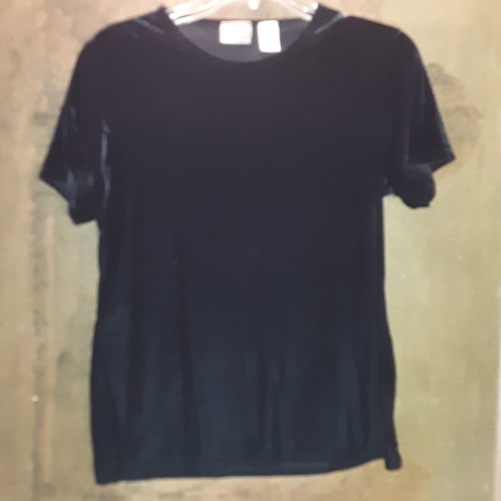 Women's dressy black top